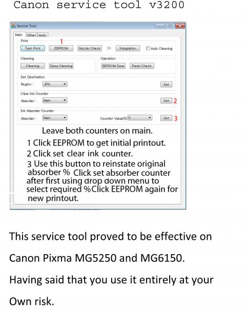 Canon service tool v2000