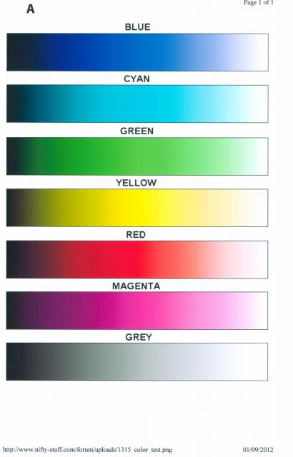 epson 6 color printer test page