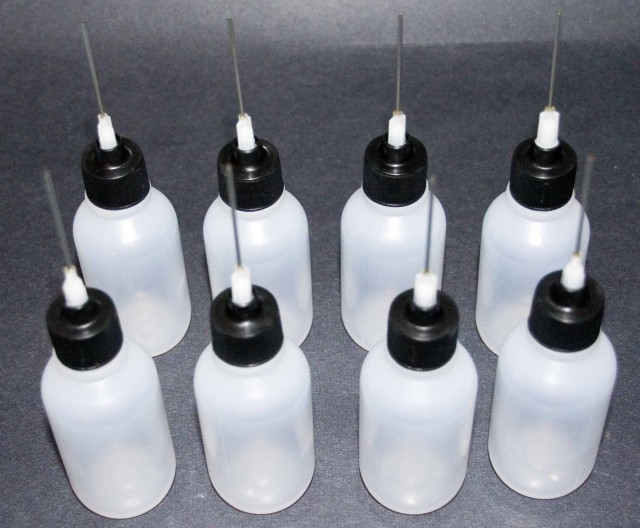 Squeeze bottles for refilling PrinterKnowledge Laser, 3D, Inkjet