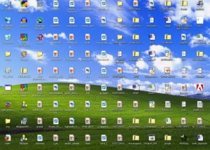 messy icons desktop