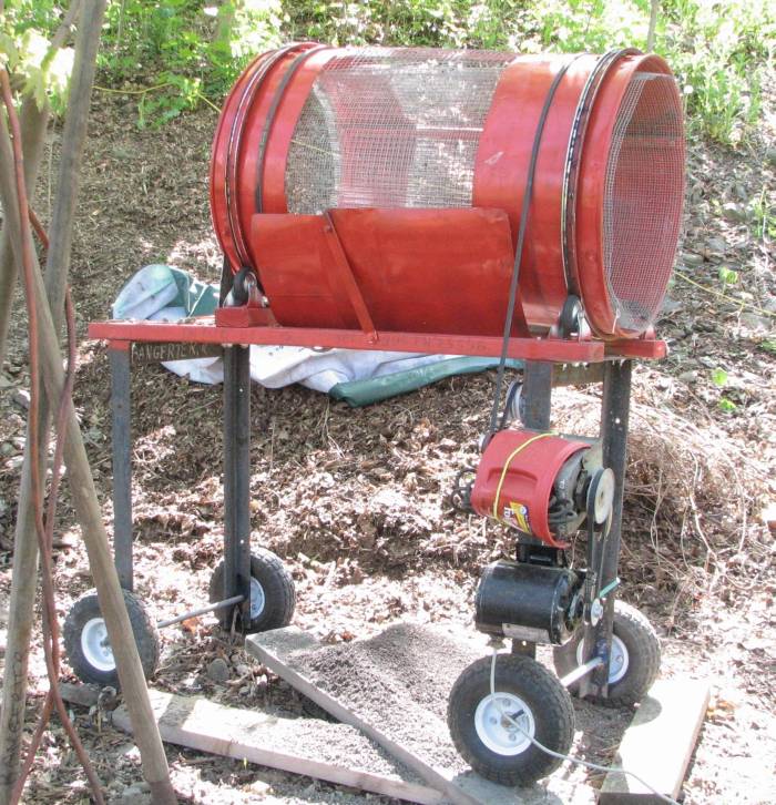HomeMade Rotary Trommel Screen Nifty Stuff