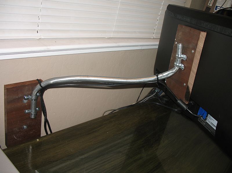 HomeMade Computer Monitor Wall Mount SufficientSelf