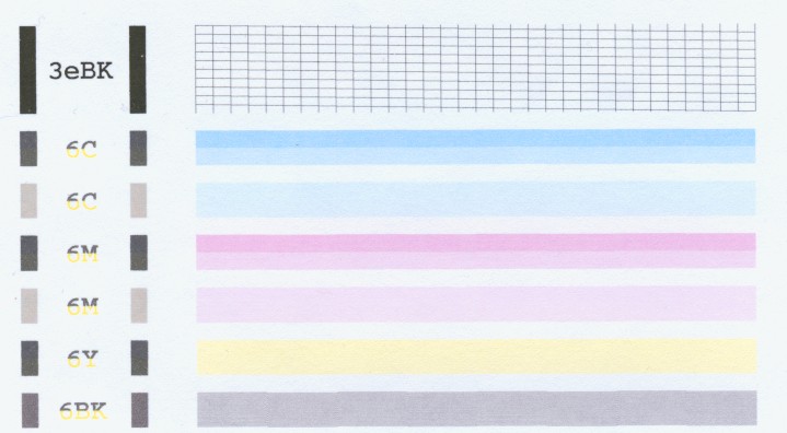 Venetian blind effect on Canon PIXMA IP5000 graphics | PrinterKnowledge ...
