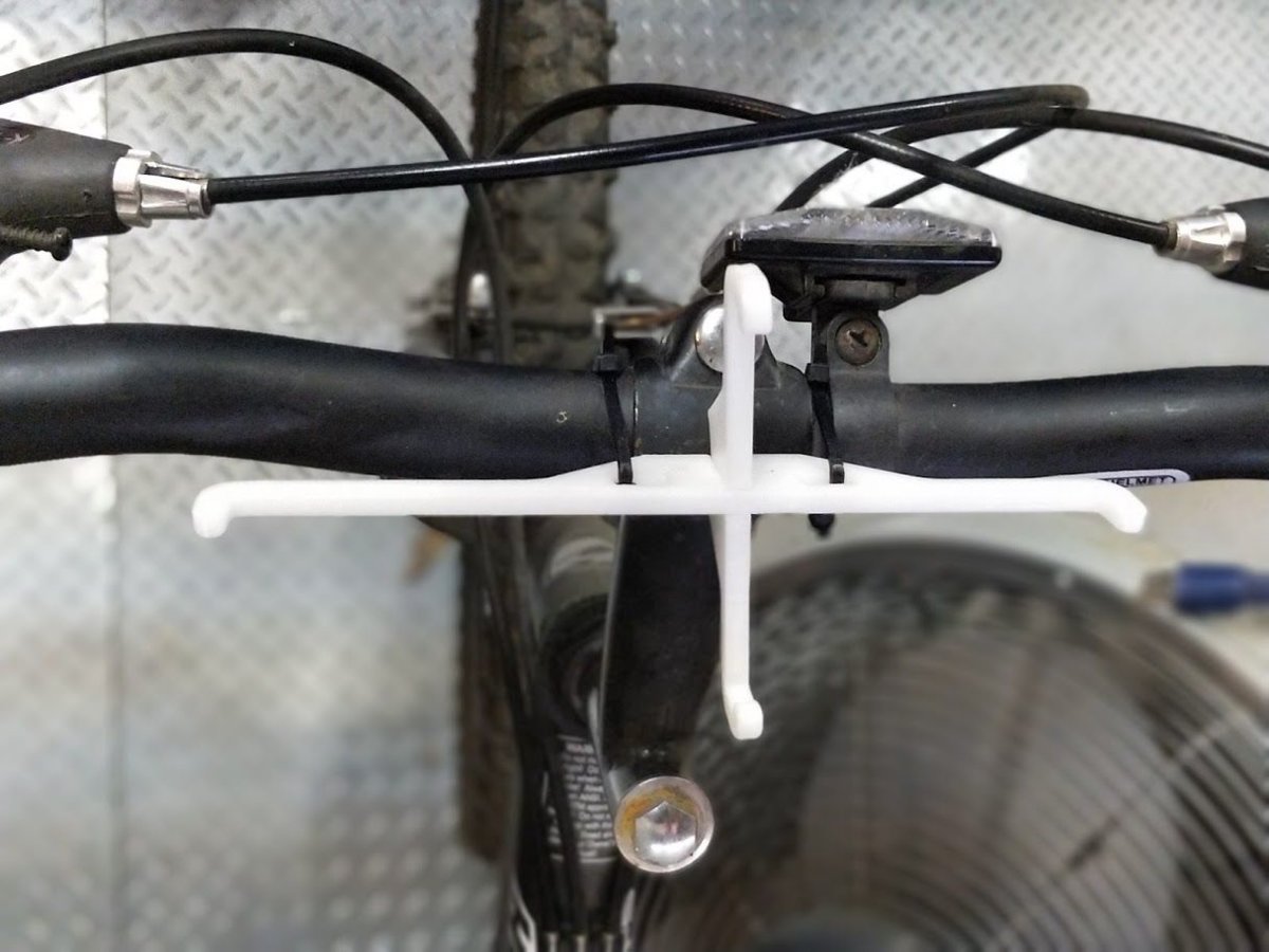 Large bike phone clip printed on the CR-10